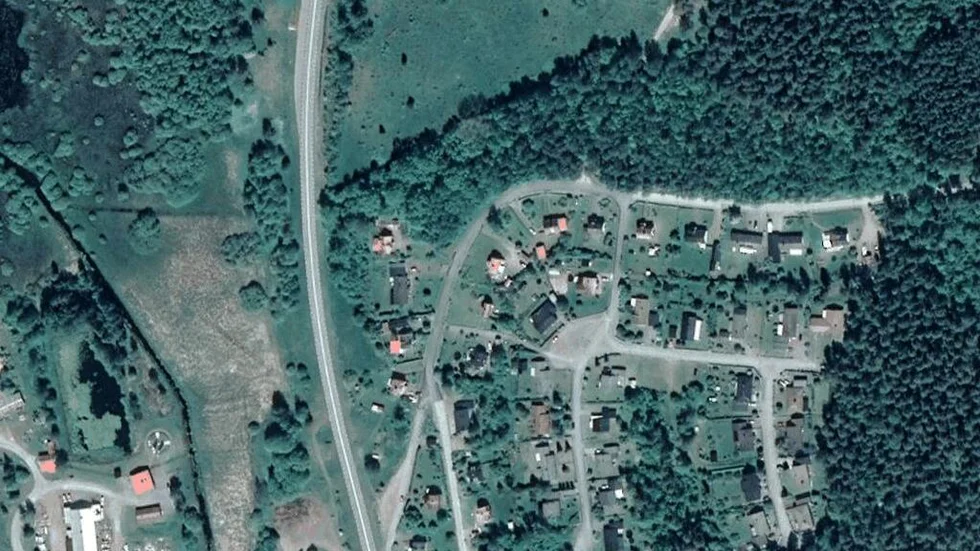Området kring Gamla Hycklingevägen 21