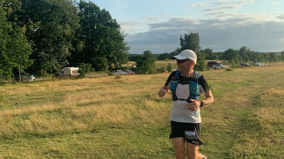  Johan Liliequist sprang 100 miles i Skåne tidigare i veckan.