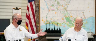 Biden besökte Louisiana efter stormen Ida