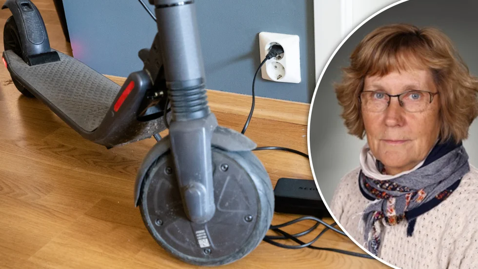 "Ibland vill eleverna bara ta in dem, ibland vill de ladda dem. Så då har vi sagt stopp för det", säger Fristadsskolans rektor Kerstin Soläng.