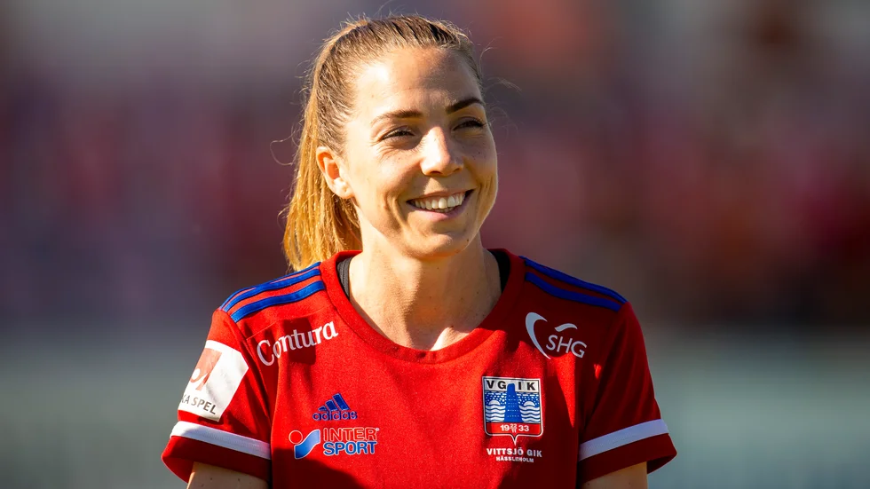 Clara Markstedt har haft det tungt med målskyttet men mot Djurgården kom säsongens tredje mål för P18-produkten.