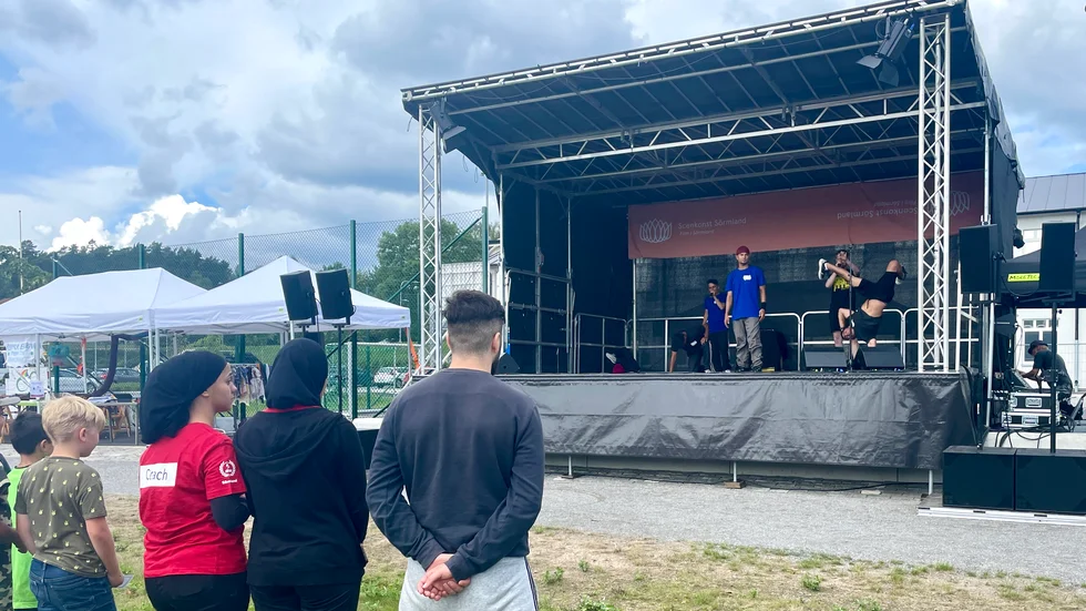 Freestyle Phanatix bjöd på breakdance och beatbox. 