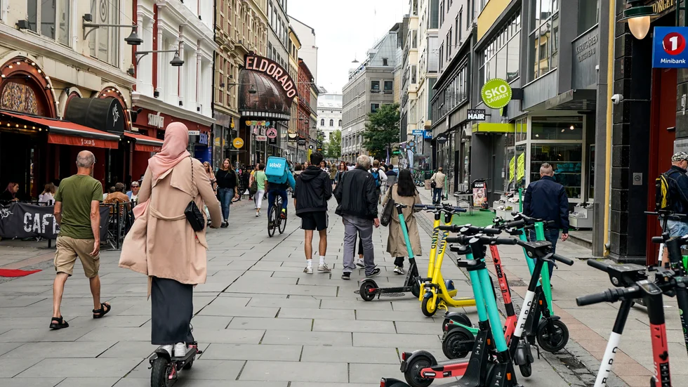 Coronasmittan ökar snabbt i Norges huvudstad Oslo. Arkivbild.