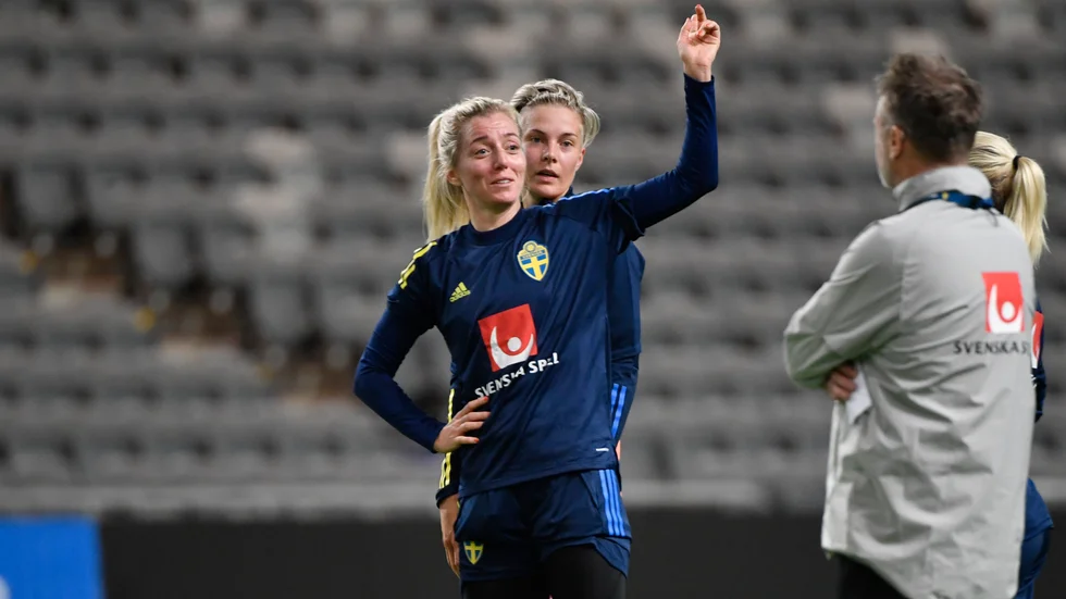 Linda Sembrant och Lina Hurtig. Arkivbild.