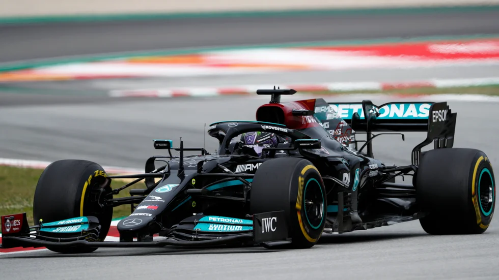 Lewis Hamilton vann Spaniens GP.