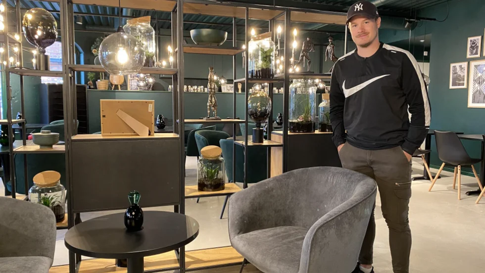 Patrik Ström i sin restaurang i Umeå inför öppningen för några månader sedan. 