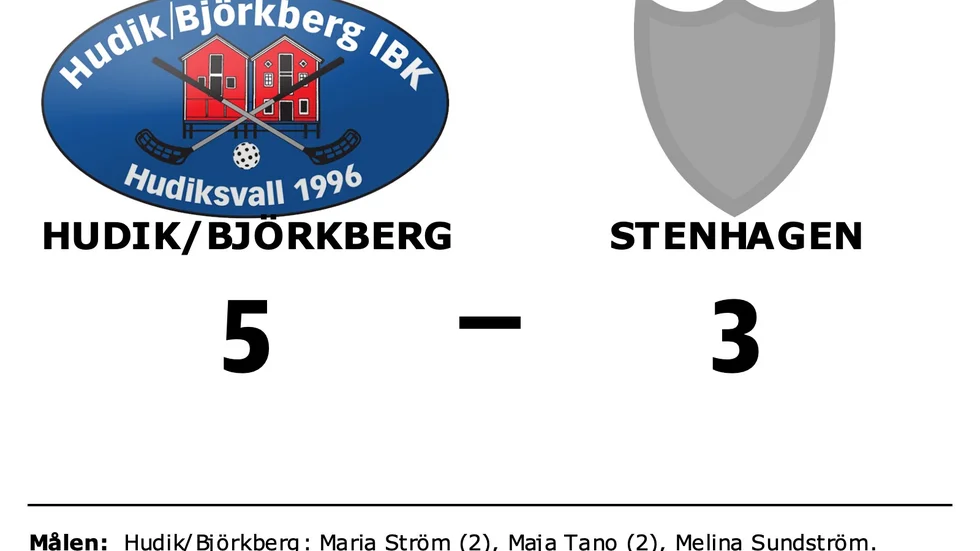 Hudik/Björkberg IBK vann mot Stenhagens KK