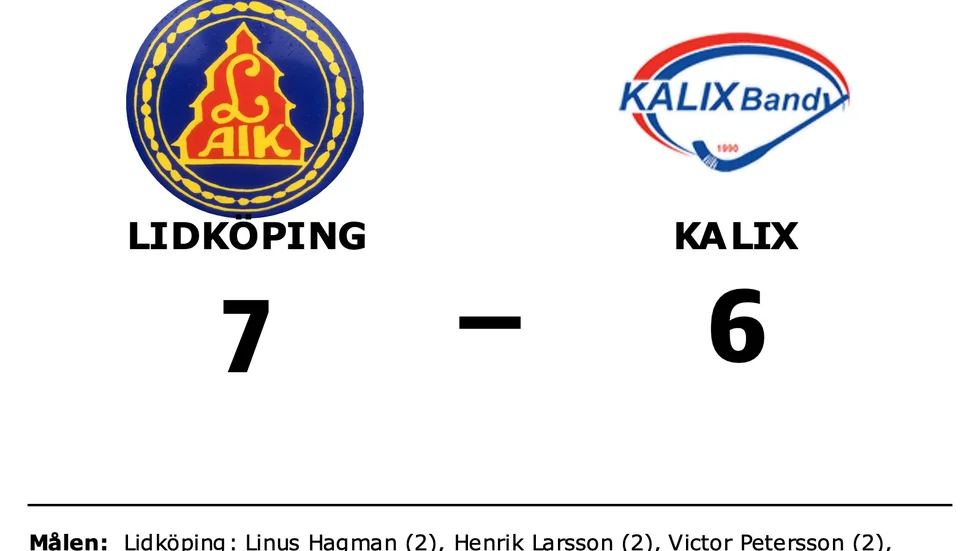 Lidköpings AIK vann mot Kalix BF