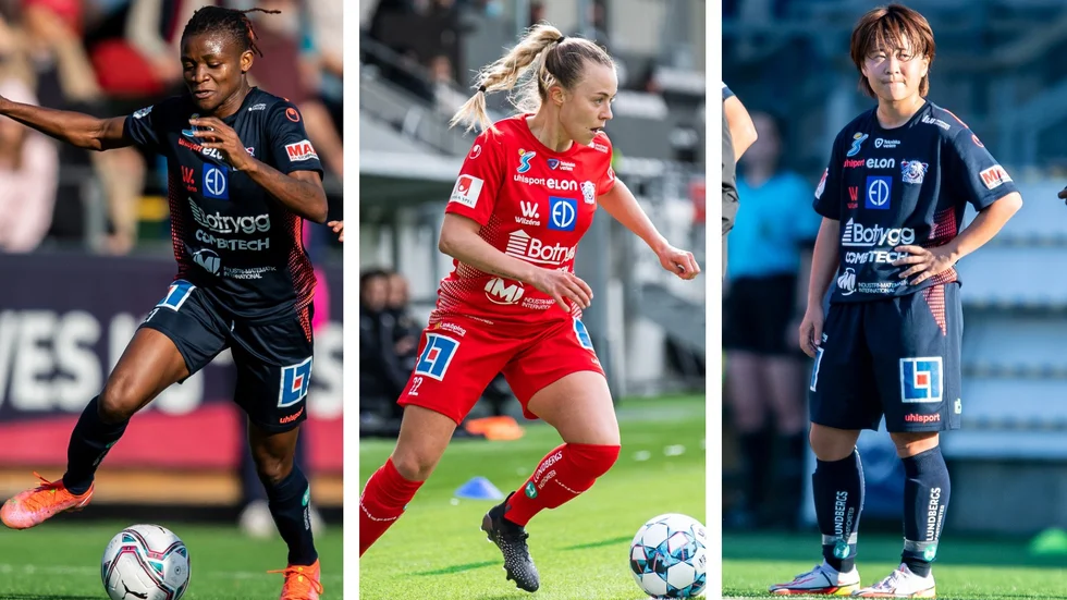 Uchenna Kanu, Olga Ahtinen och Yuka Momiki.
