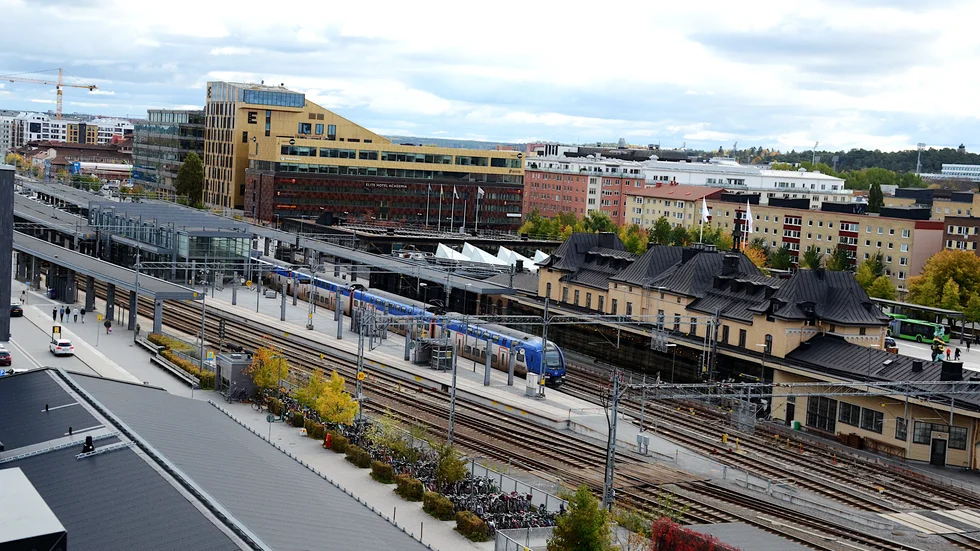 Uppsala centralstation ska få nya spårnamn och lägen. Arkivbild