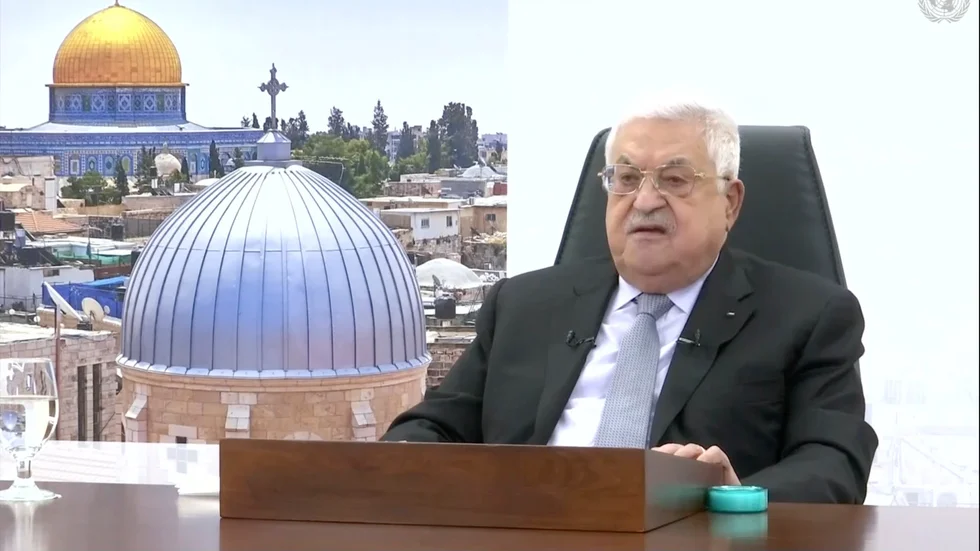 Palestiniernas president Mahmud Abbas har träffat israeliska ministrar i Ramallah. Arkivbild.