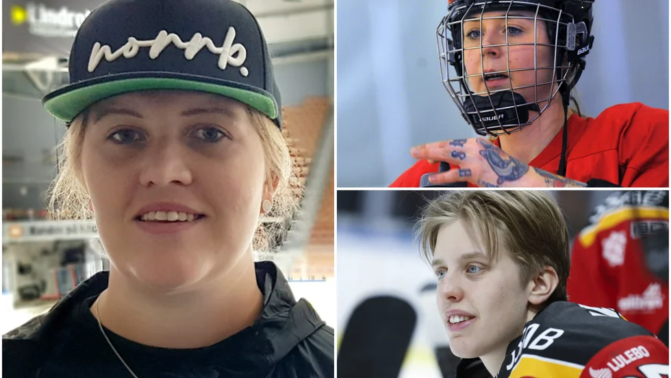 Melinda Olsson, Michelle Staaf och Maria Omberg ska tillsammans leda Norrbottens flickor i TV-pucken