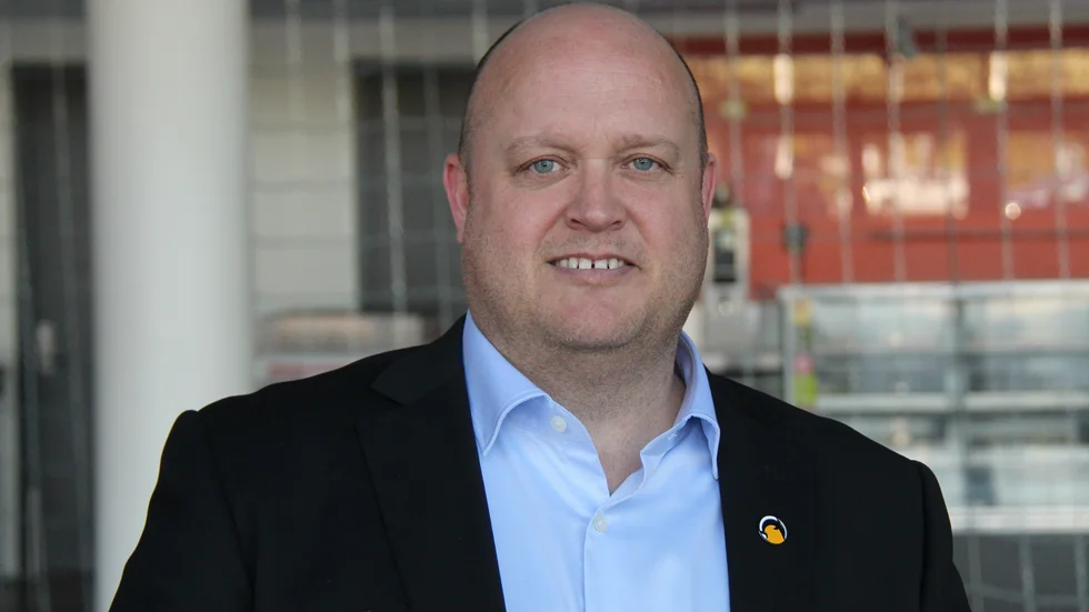 Klubbdirektören David Bergström. 