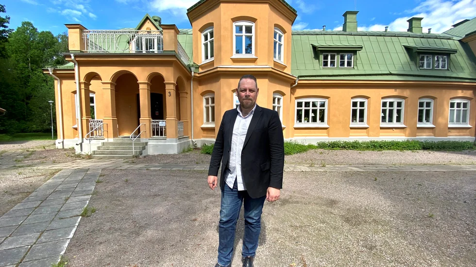 Magnum Holmström, vd för Eric Sahlströms institut i Tobo.