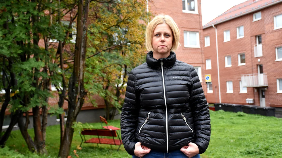 "Det är ett allvarligt problem", säger Therese Drugge, huvudskyddsombud för Vårdförbundet på Kiruna sjukhus, om personalbristen. 