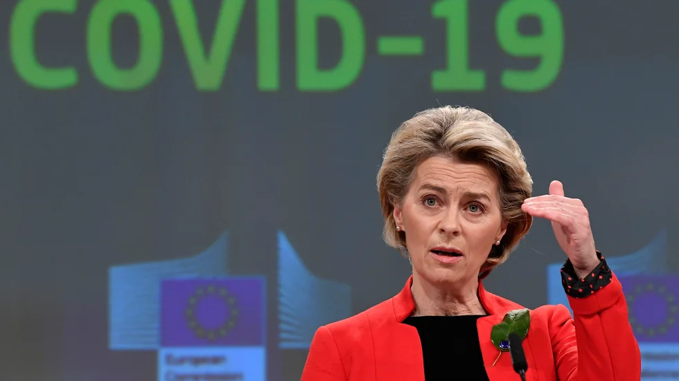 EU-kommissionens ordförande Ursula von der Leyen. Arkivbild.
