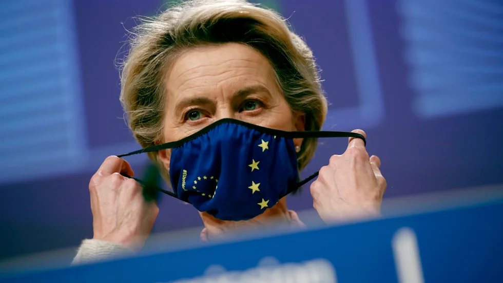 EU-kommissionens ordförande Ursula von der Leyen har drivit på för vaccinpass. 