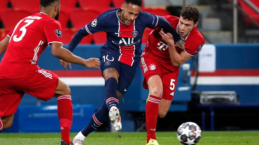 Neymar var i fokus i kvartsfinalreturen mellan Paris SG och Bayern München, där PSG vann totalt – trots förlust med 0–1.