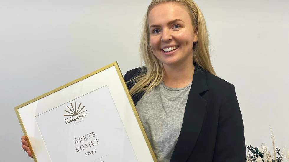 Madelene Törnblom är vd och grundare till Uppsalaföretaget Maya Delorez. På Företagargalan vann hon och Maya Delorez pris som Årets komet.