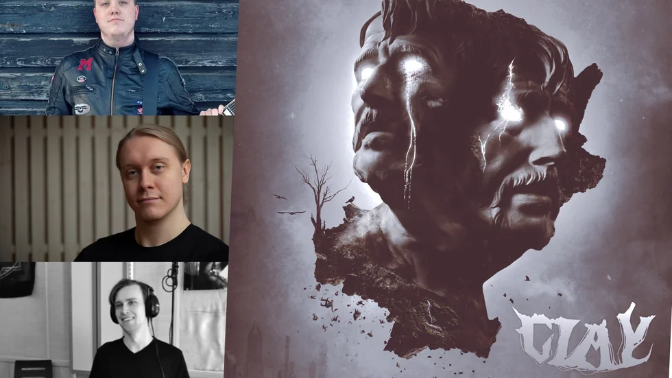 Piteåbandet Clay bildades strax innan pandemin och släpper sin första EP, "Plague". Från toppen till botten: Daniel Nordström, Daniel Fröjd-Wasberg och Jonathan Fjällström.