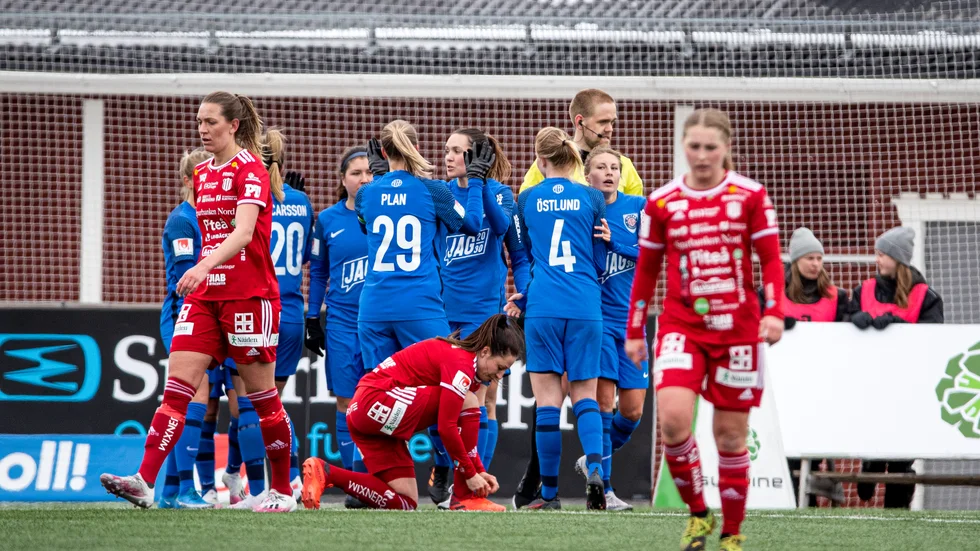 Piteå IF åkte på en 0-2-förlust mot Eskilstuna.