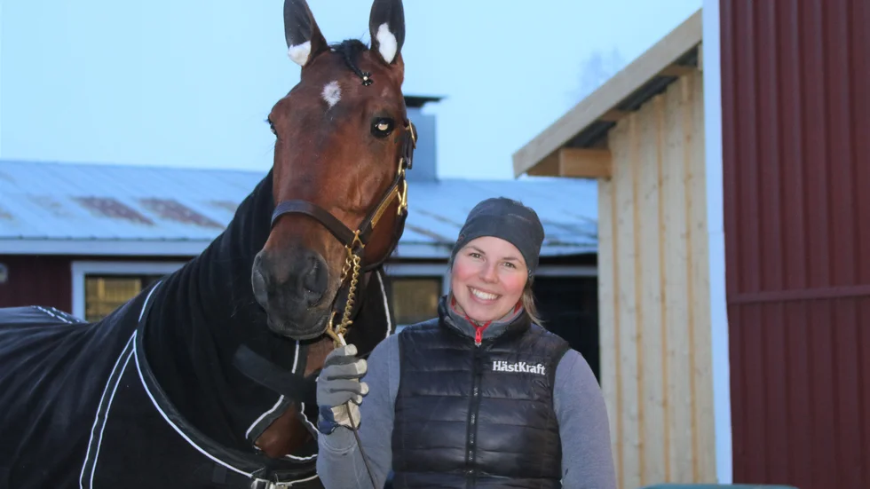 Swagger (Sandra Eriksson) vann andra raka segern på hemmabanan Bodentravet.