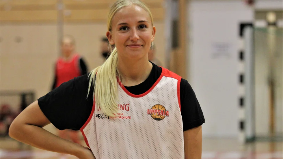 "Jag tror att det här är det bästa laget vi har haft på de säsongerna som jag har varit här", säger Uppsala Baskets lagkapten Ellinor Holmberg. 