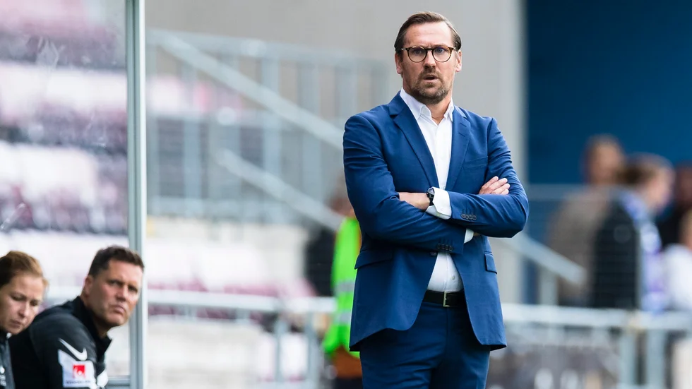 Unitedtränaren Magnus "Munken" Karlsson.
