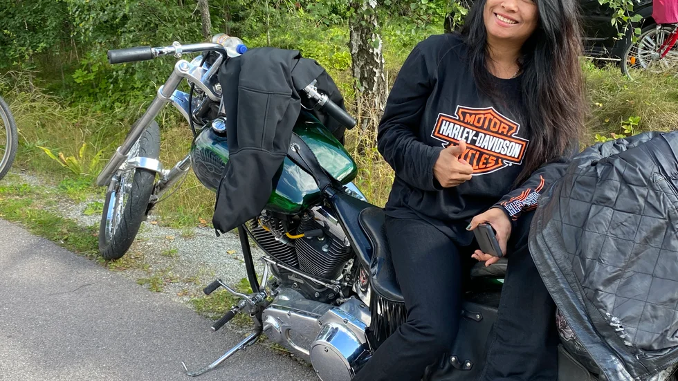 Mc-körningen Mälaren runt nådde Enköping på lördagseftermiddagen.