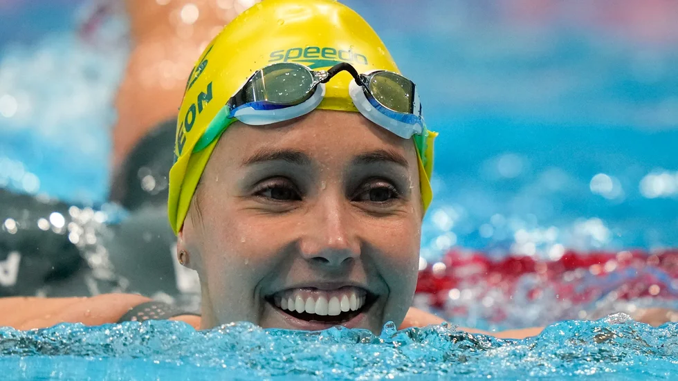 Australiens Emma McKeon kom hem från Tokyo med sju medaljer – fyra guld och tre brons. Arkivbild.