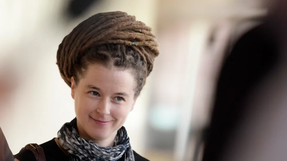 Amanda Lind  (MP) är nytillträdd kulturminister.