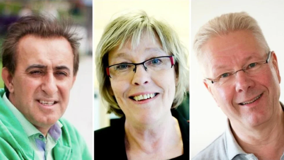 Jabar Amin, Katarina Köhler och Lars Lilja.