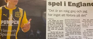 I återblicken: Fotbollstalangen drömde om England • "Gamlingfemman" drev Vimmerby mot serieguld