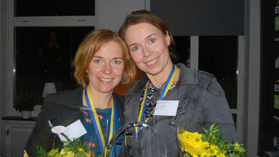 Karin Bodin (t v) och Anna Borgeryd (Foto: Yvonne Rönngren)