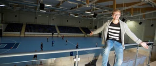Arrangerar första eventet i nybyggda Balderhallen