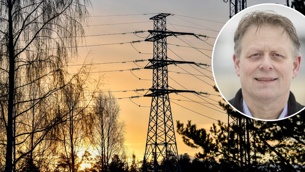 Kommunen drabbas inte av de höga elpriserna i någon större omfattning. På bild syns även Stefan Jansson. 