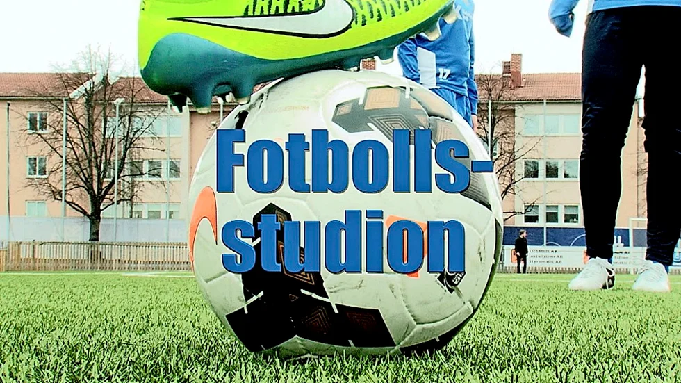 Nytt program. På kvällen den 15 juni sänds första avsnittet av Fotbollsstudion på norran.se. Foto: Malin Christoffersson.