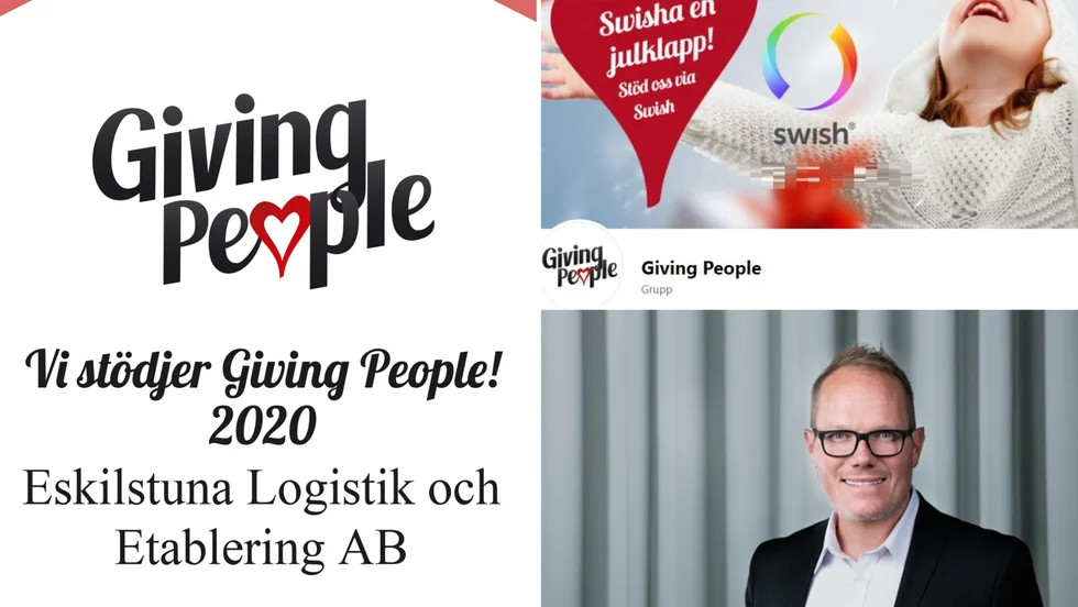 Det kommunala bolaget Eskilstuna Logistik och etablering har stöttat organisationen Giving people. En organisation som nu är i blåsväder. "Om dessa uppgifter stämmer så är det såklart mycket, mycket tråkigt", säger David Hoffman, vd på det kommunala bolaget.