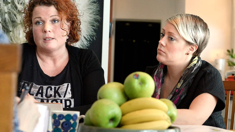 Startade. Magdalena Nyström och Linda Granberg var med och startade Dyslexiförbundet FMLS Skellefteå. Foto: Jeanette Lövgren.