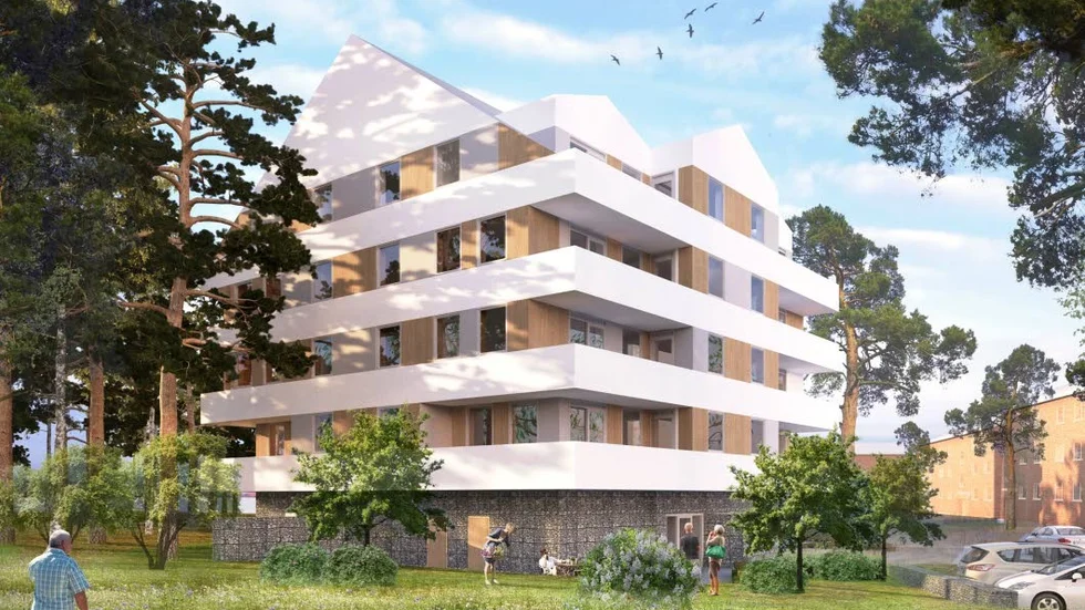 Seniorboende. Bostadsrättsföreningen Furuhöjden i Åby. Inflyttning 2018.