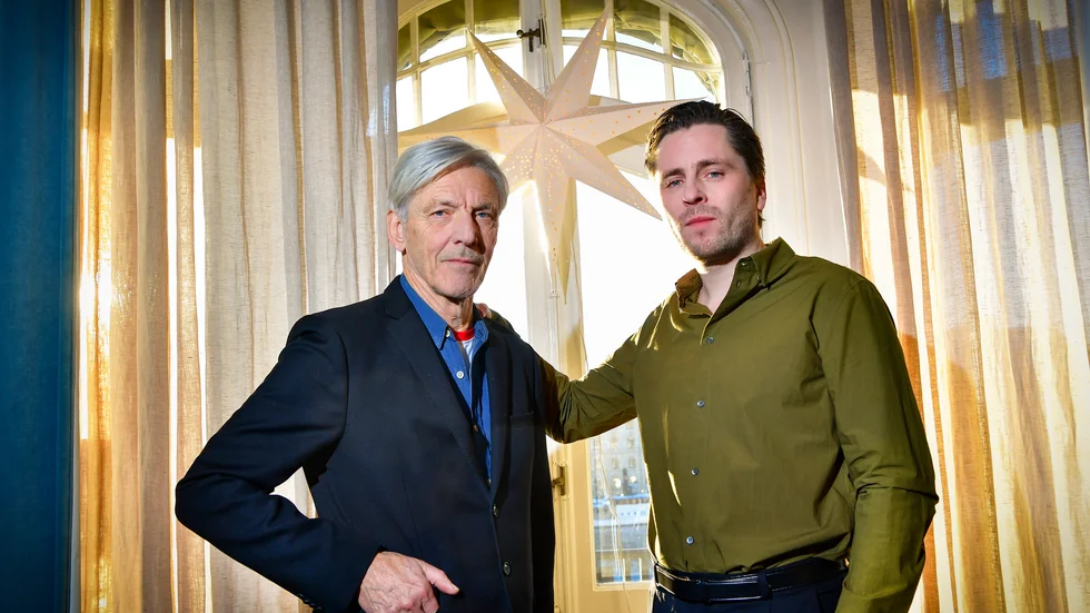 Staffan Göthe och Sverrir Gudnason spelar huvudrollerna i "En kunglig affär – berättelsen om Kurt Haijby".