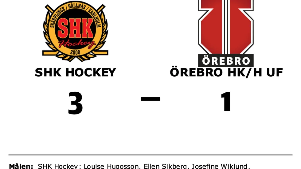 SHK Hockey Club vann mot Örebro HK