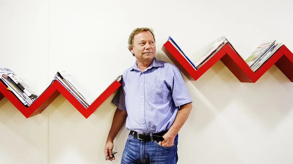 Plusshus vd Nils Clausén spår en positiv kurva för företagets framtid. Foto: Andreas H. Nilsson