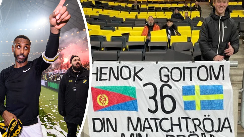 AIK-stjärnan Henok Goitom engagerade sig på Twitter för att 15-årige Joakim Eriksson Nyström från Eskilstuna skulle få en matchtröja. 
