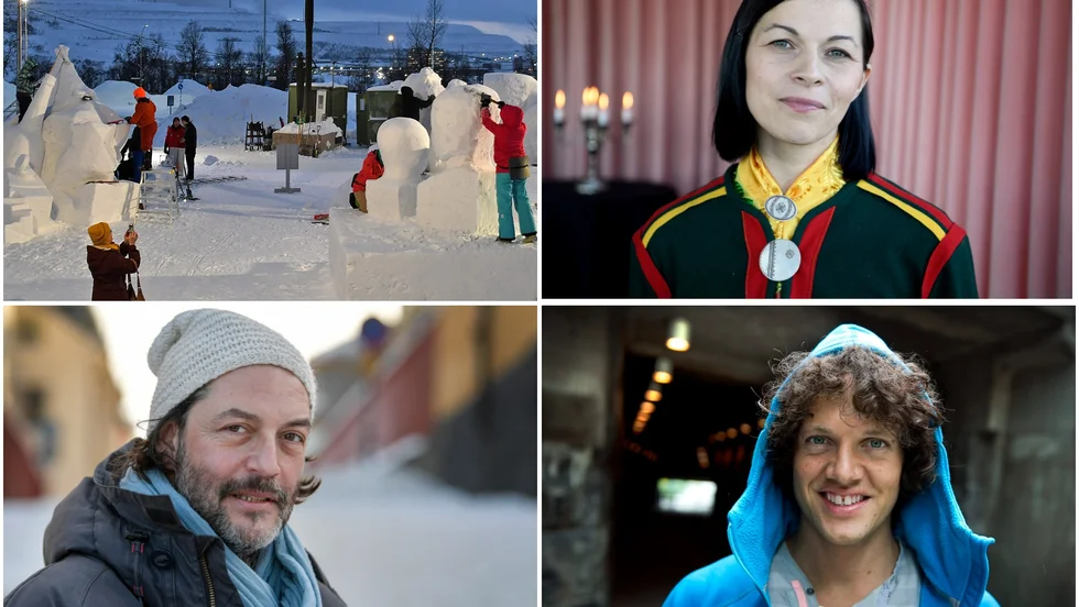 Förutom den stora höjdpunkten när Kirunas Internationella snöskulpturfestival avgörs på lördag, gästas även snöfestivalen av bland annat Elin Anna Labba, Reuben Sallmander och Nassim Al Fakir.
