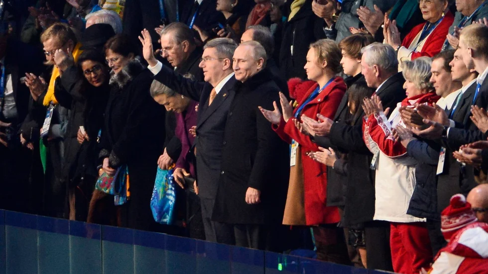 Rysslands president Vladimir Putin under OS i Sotji 2014.