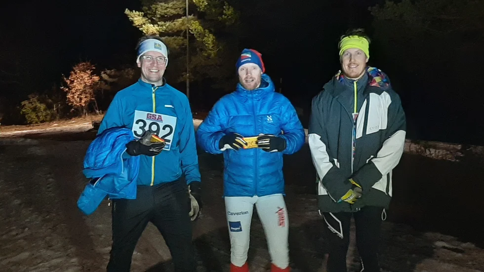 Peter Dahlgren, Jesper Forsman och Viktor Dahlgren åkte Svaidesprinten. 