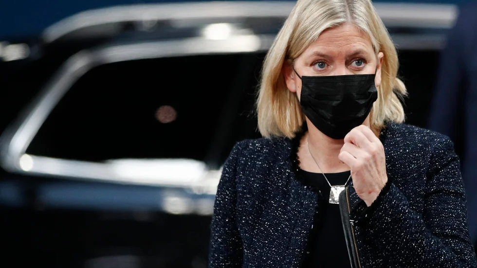 Magdalena Andersson på sitt första EU-toppmöte i Bryssel som Sveriges statsminister. Arkivbild.
