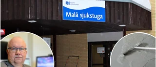Större vattenskada i Malå sjukstuga • Verksamheten påverkas inte: ”Personalen var rådig och la ut täcken”