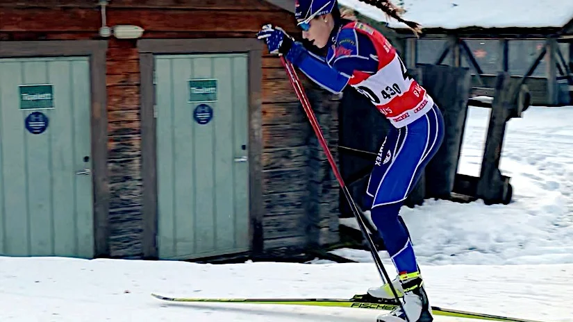 Alva Isaksson, Sävast Ski Team, visade storform redan i premiären av Bauhaus Cup i Idre Fjäll.